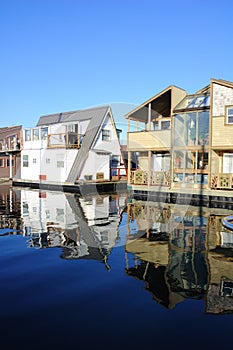 Floating house in fishman's wharf photo