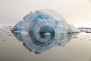 The floating ice in Greenland photo