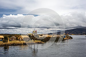 Floating Islands on the Lake Titicaca, Peru