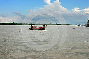 Floating market