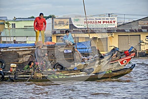 Floating market, Mekong Delta, Can Tho, Vietnam