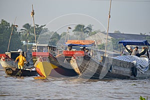 Floating market, Mekong Delta, Can Tho, Vietnam