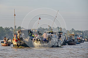 Floating market, Mekong Delta, Can Tho, Vietnam