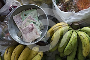 Floating market Traders Money