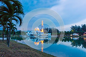 Floating mosque photo