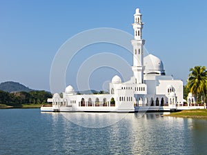 Floating mosque at Kuala Terengganu photo