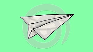 Floating Paper Plane