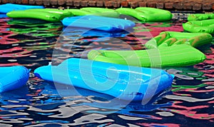 Floating plastic boards