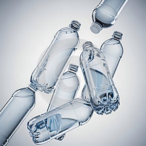 Floating Plastic Bottles