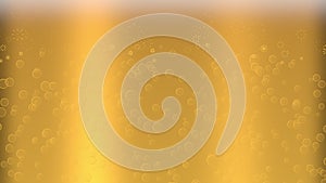 Floating and popping bubbles in a glass of beer, sparkling wine or soft drink. Loopable animation