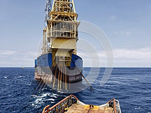 Floating production storage and offloading FPSO vessel, oil and gas indutry photo