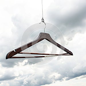 Floating rack isolated on white background