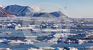 Davy Sound on the northeast coast of Greenland photo