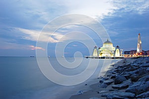 Floating Selat Melaka Mosque