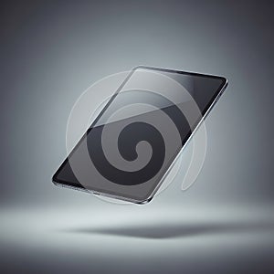 Floating Smartphone in Dark Background