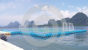 Floating stadium at Panyee