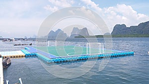 Floating stadium at Panyee