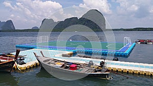 Floating stadium at Panyee