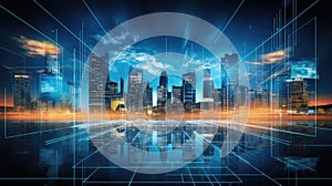 floating technology backgrounds