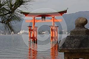 Floating torii gate