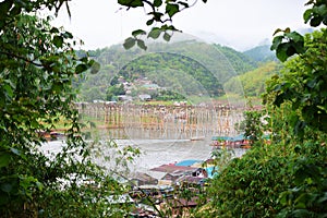 Floating Town in Sangklaburi