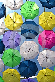 Floating umbrella photo