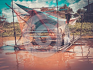 Floating village Kompong Phluk, Cambodia