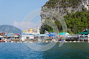 Floating village at Panyee island, Phanga, Thailand