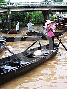 Floating Village in vietnam