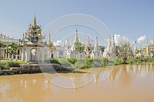 Floating villages of Inle Lake. Burma, Myanmar