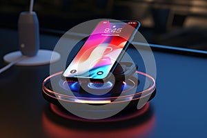 Floating wireless charging station for multiple