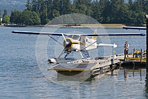 A floatplane in Vancouver