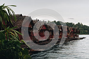 Floatting Bungalows in Thailand