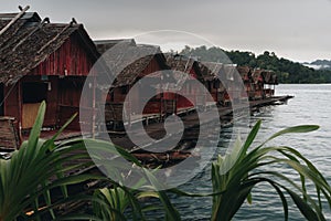 Floatting Bungalows in Thailand