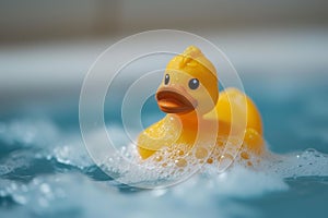 Floaty Bath duck toy. Generate Ai