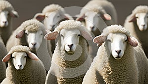 Flock of sheep - Generative AI