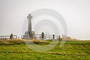 Flodden Monument in Fog