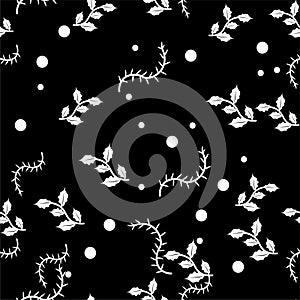 Floers And Plants Background Seamless