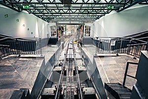 The Floibanen funicular top station