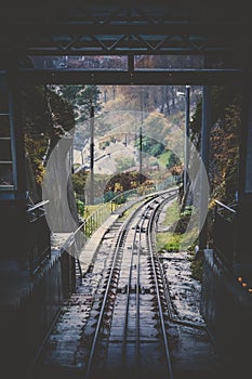 The Floibanen funicular top station