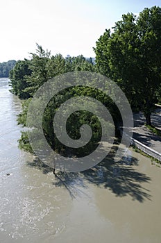 Flood on Danube