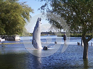 Flood in East Anglia, UK