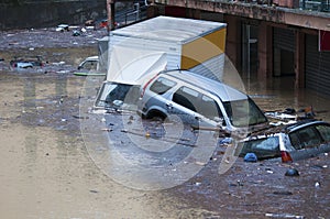 Flood in Genova photo