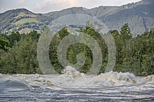 Flood in the Isarwinkel