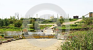 Flood pass over Llobregat river