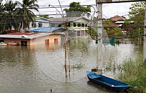 Flood problem in Lopburi Thailand