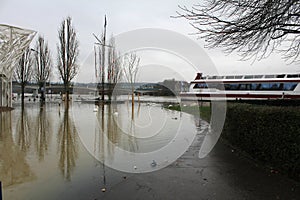 Flood in Remich, Luxembourg