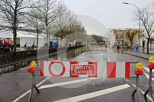 Flood in Remich, Luxembourg