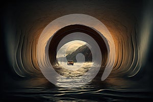 Flood under Tunnel