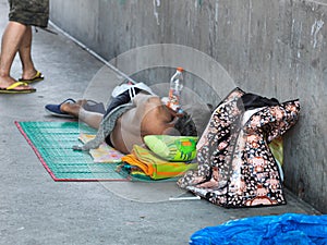 Flood victim man become homeless